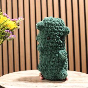 Crochet Pickle Stuffed Toy, Amigurumi, green